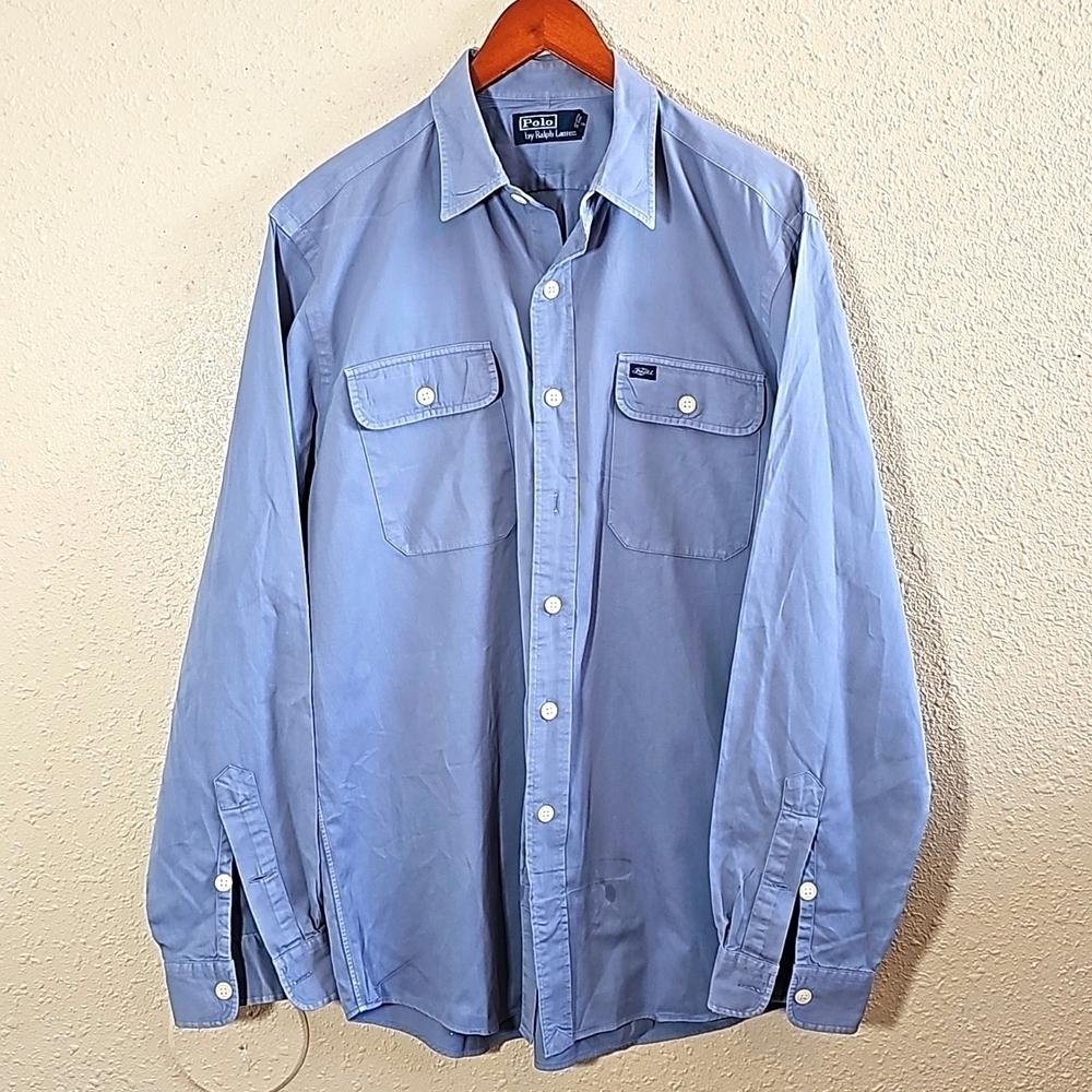 Vintage Polo by Ralph Lauren Casual Bottom Down Shirt.